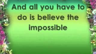 Tiffany Thornton   Magic Mirror Lyrics on the screen