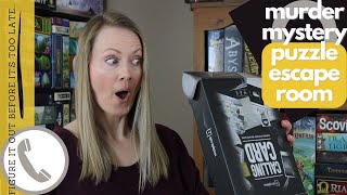 KEY ENIGMA | Calling Card: An Escape Room Murder Mystery Experience (No Spoilers)
