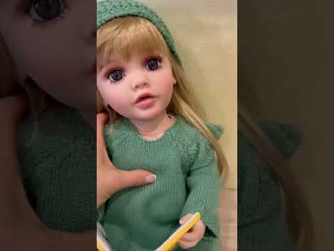 фото интерактивная кукла реборн оля, реагирует на голос, с пультом управления. 0