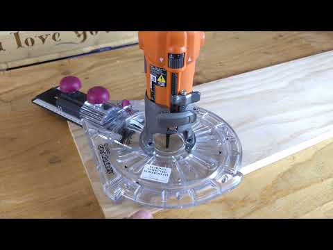 Wow I used my milescraft Circle guide kit turned out fabulous.