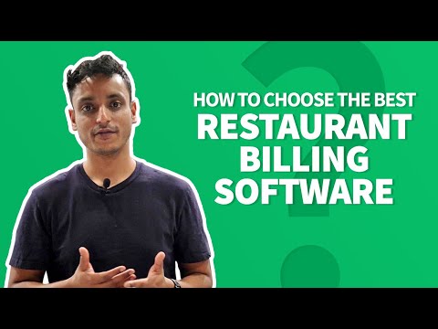 Selecting the best restaurant billing software