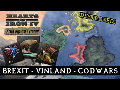 'Brexit' 'Vinland' & 'Cod Wars' an Iceland Achievement Trinity - HOI4: Arms Against Tyranny