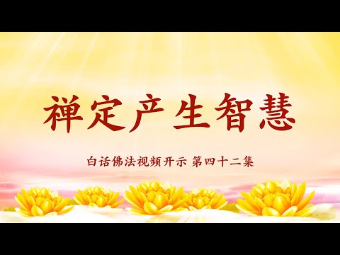 5.  恩师【禅定产生智慧】白话佛法开示 三界唯心 万法唯识 第42集节选