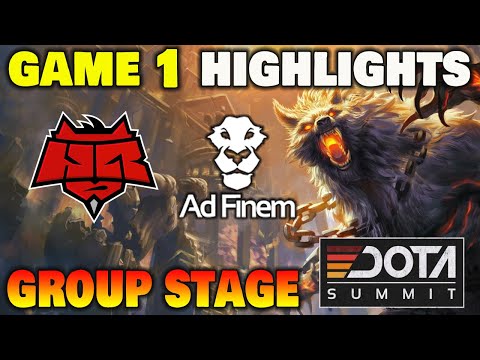 HELLRAISERS VS AD FINEM GAME 1 Dota Summit 11