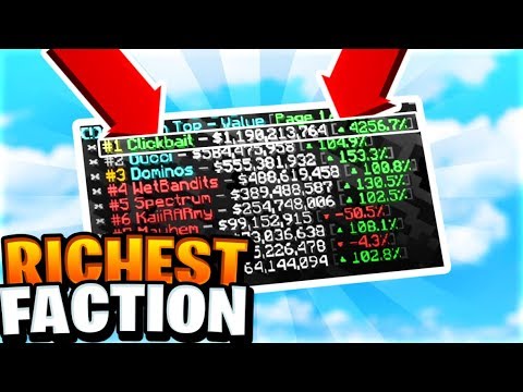1 Billion Dollar Minecraft Factions! #1 Faction