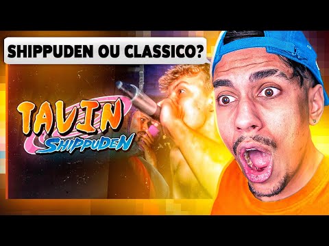 QUAL MELHOR SHIPPUDEN OU CLÁSSICO ? React TAVIN SHIPPUDEN - Pós Timeskip 🔥 ‹ Ine Games ›