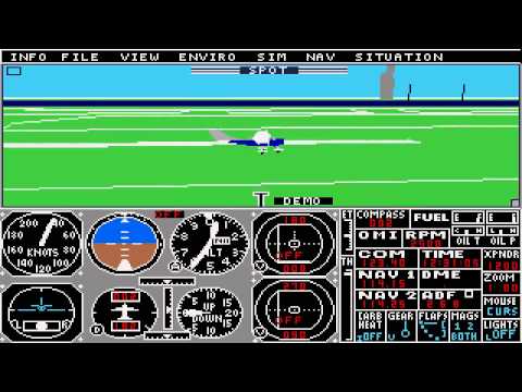 flight simulator 2 atari st