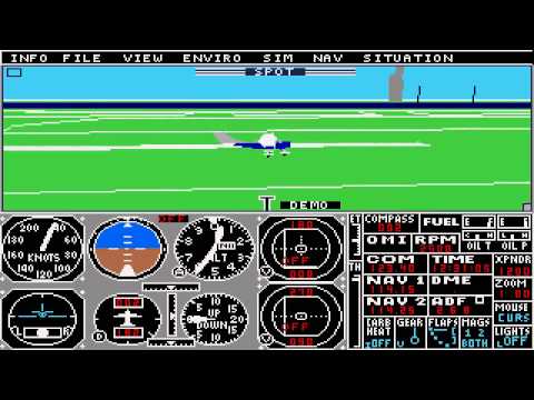 flight simulator 2 atari st