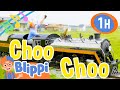 Blippi S Train Song 1 Hour Of Educational Vehicle Songs For Kids
