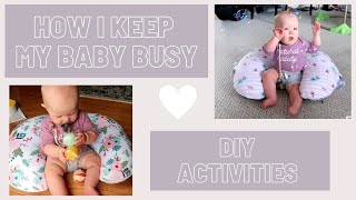 DIY ACTIVITIES FOR AN 8 MONTH OLD! HOW I KEEP MY BABY BUSY!