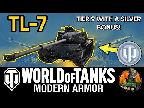 TL-7 II Tier 9 Premium Tank with a SILVER BONUS! II NEW Black Tanks! II WoT Console Awakened Season