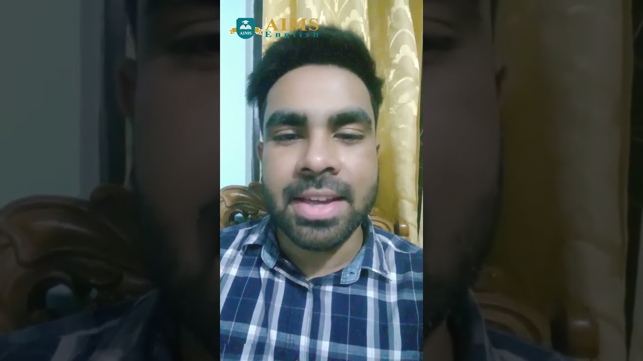 One of our brilliant students of Aims English has provided a beautiful speech!