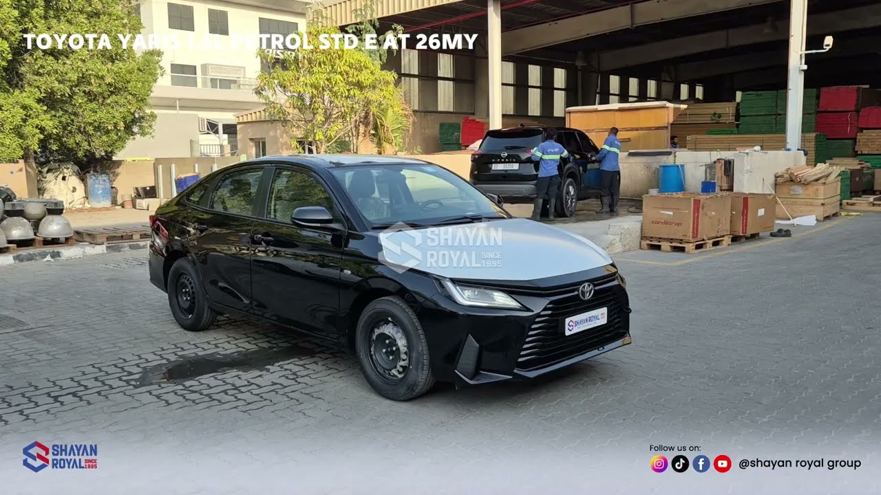 Toyota Yaris LHD 1.5L PETROL STANDARD AT 2026MY (ONLY EXPORT) video