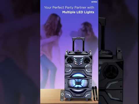Intex t-300 max 40w portable bluetooth v5.0 trolley speaker