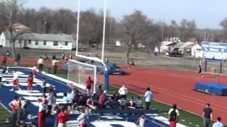 preview picture of video '2013 Junction City Track Meet boys 4x100 Shawnee Heights Track'