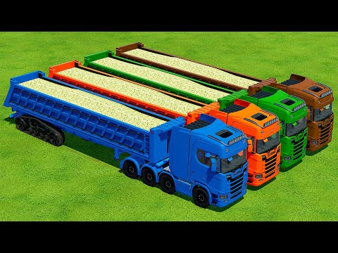 HARVESTING AND LOAD WHITE CABBAGE WITH SCANIA TRUCKS - Farming Simulator 22