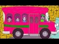 Wheels On The Bus Go Round And Round Popular Children Nursery Rhymes