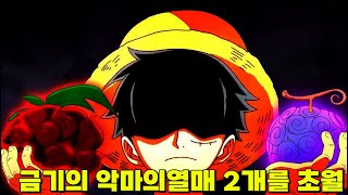 악마의 열매 2개를 먹으면 죽게됩니다. 금기가 깨지는 순간 절대자의 위치를 얻는 원피스 세계관 개념정리