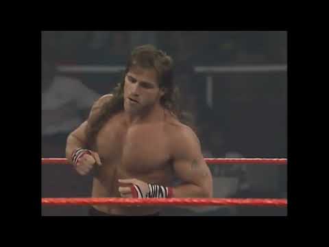 wwf shawn michaels and bret hart vs Harris brothers raw 1995