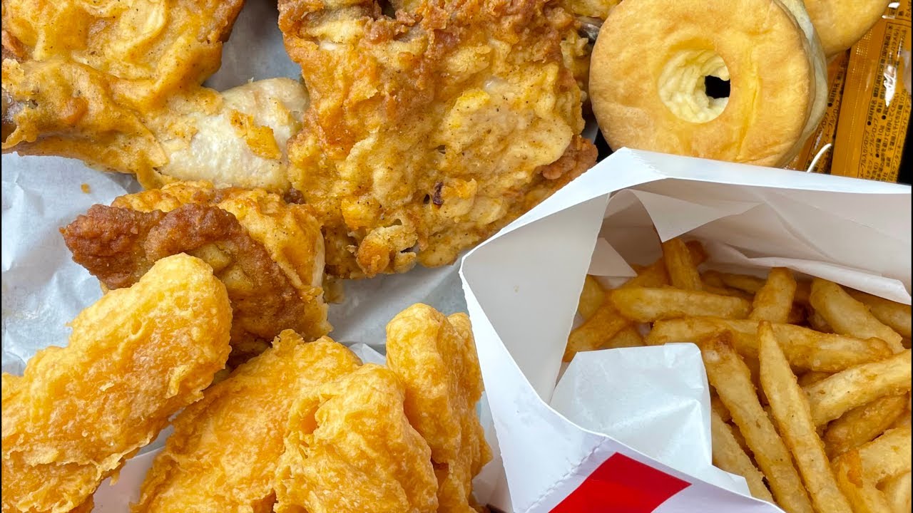 【大食い】ケンタッキー【さくらの日バーレル】ポテトが〜！🍟