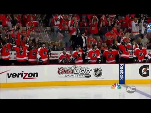Philadelphia Flyers vs NJ Devils 04/29/2012 - Game 1 - OT Win Danny Briere [HD 1080]