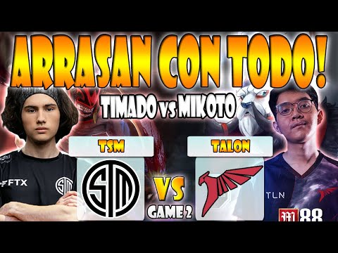 TSM VS TALON BO2[GAME 2]TIMADO, BRYLE VS 23SAVAGE - THE LIMA MAJOR 2023 - DOTA 2