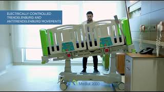 Medikal 2000-ALARA Y ELECTROMECHANIC PEDIATRIC HOSPITAL BED(4 motors)