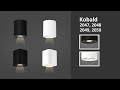 RABALUX 2056 Kobald povrchové bodové svítidlo D90mm 1xE27 matná bílá