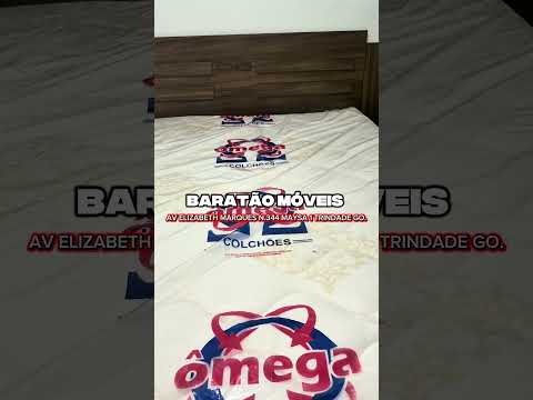 Conjunto Box Eros Lux Omega Colchões + Cabeceira Triunfo Demobile disponível na Loja Baratão Móveis