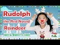 Rudolph the Red-Nosed Reindeer with Lyrics Actions Movements | Kids Christmas Song | Sing Along