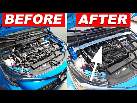 Toyota Corolla CUSCO STRUT BAR Install & Review (E210 Hatchback 2018-2024)
