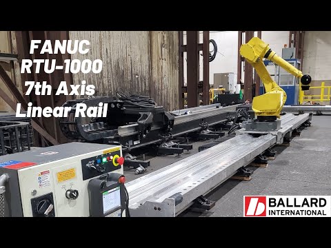 Fanuc M-710iC Robot with RTU-1000 7th Axis Linear Rail