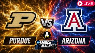 Purdue vs Arizona - March Madness Elite Eight - Live Stream Color Radio Broadcast