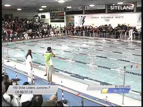 Finale dei 100 Stile Libero Juniores Femmine - 15 Memorial Chiara Giavi