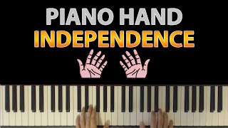 Simple Exercise To Improve Piano Hand Independence (Between Left and Right Hands)