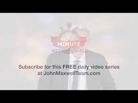 Minute With Maxwell: BALANCE - John Maxwell Team