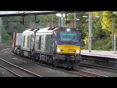 68003/68004 6k74 Sellafield - Crewe flasks, 13th August 2018