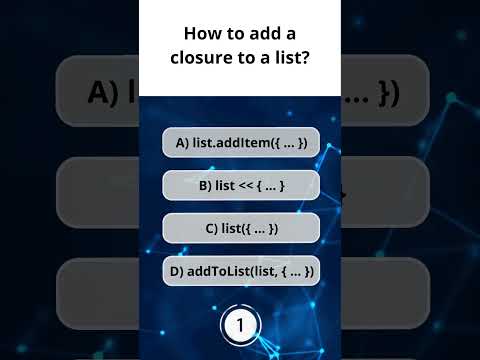 Groovy Programming Language Quiz - One Minute Quiz Questions | #Shorts | 18