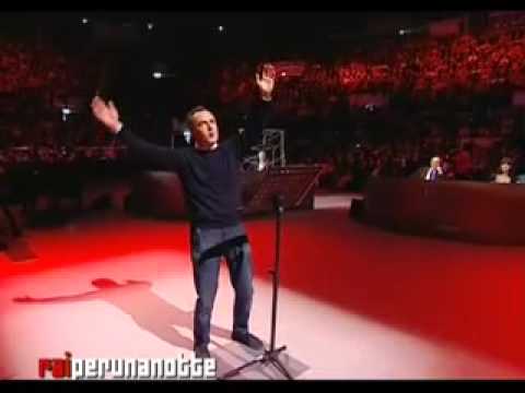 Daniele Luttazzi ospite di Michele Santoro a Rai Per Una Notte - prima parte