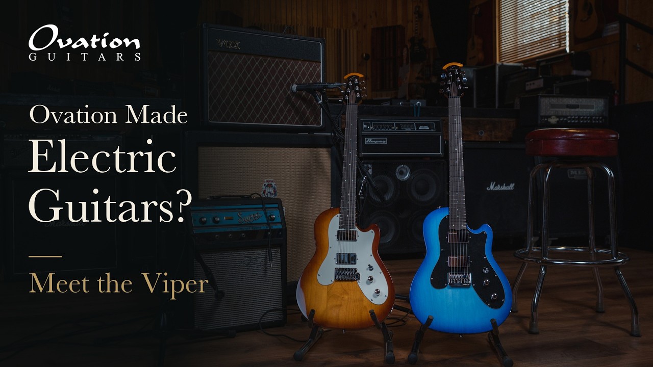 Ovation Made Electric Guitars? Meet the Viper - YouTube