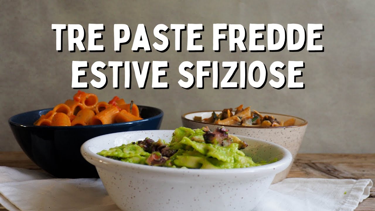 3 IDEE per PASTE FREDDE bilanciate e COMPLETE | Ricette creative e veloci