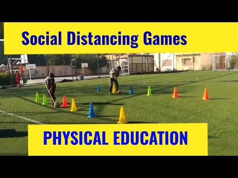 Social distance game - Physical Education 2021 - pe games - physed Games