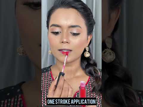 Swatches of Newly Launched NYKAA ALL DAY MATTE LIQUID LIPSTICKS|All 10 Shades #shorts