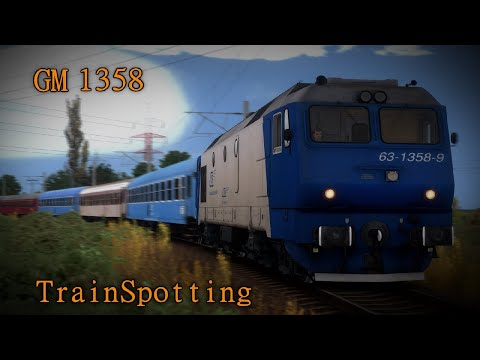GM 63 1358 9 TRAINSPOTTING | Train SImulator Romania