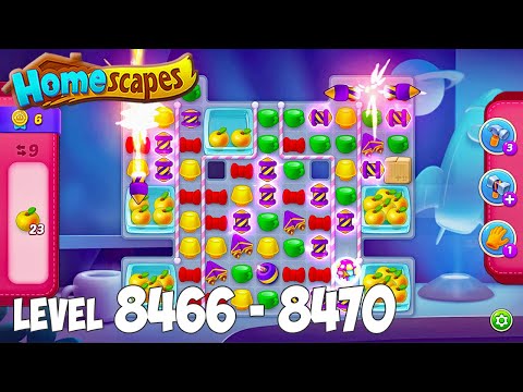 Homescapes level 8466 8467 8468 8469 8470 🏡 Gameplay Walkthrough (Android, iOS) Playrix