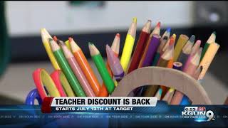 Target offering discount to teachers
