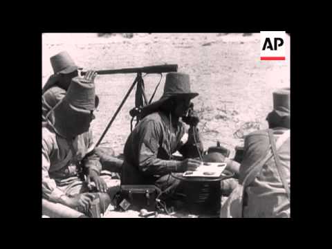 King Farouk Attends Manoeuvres