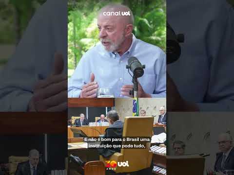 Lula defende reforma no STF: ‘Quem quiser ser ministro não pode querer ser rico, é incompatível’