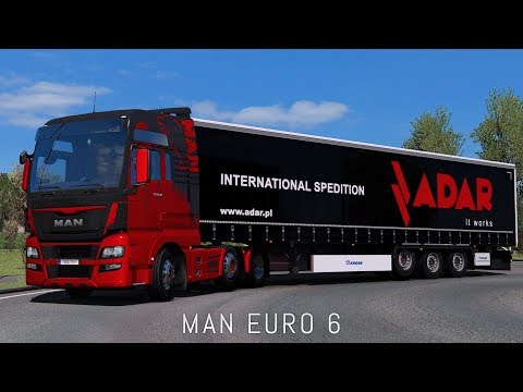 ETS2 1.34 - MAN Euro 6 TGX - Realistic Sound by EVR - Driving in Baltic Sates!