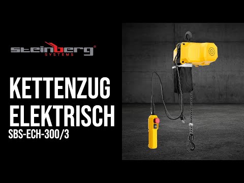 Video - Kettenzug elektrisch - 300 kg - 3 m